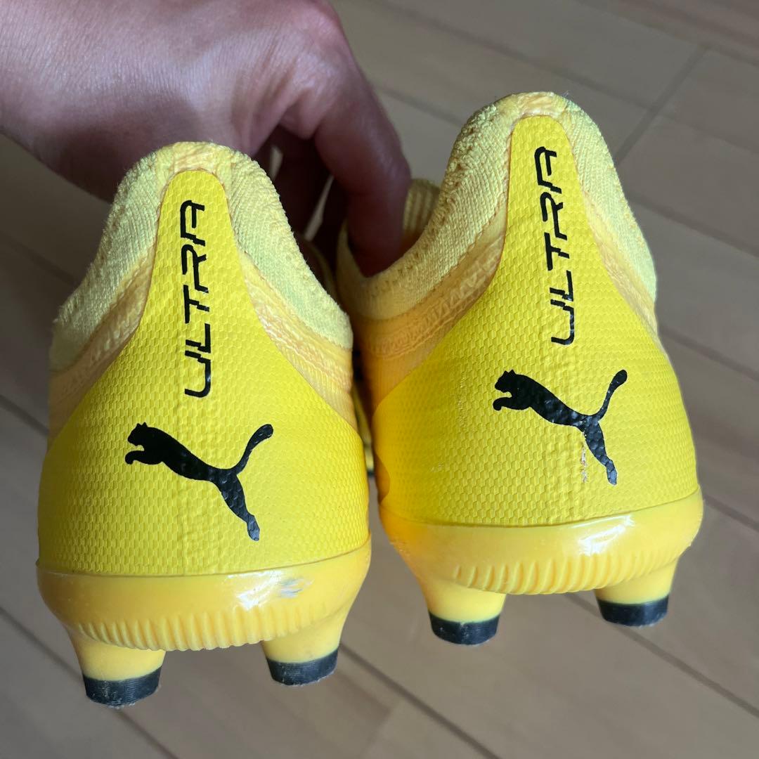 PUMAプーマサッカー スパイクシューズ 26㎝ 黄 ウルトラ アルティメット