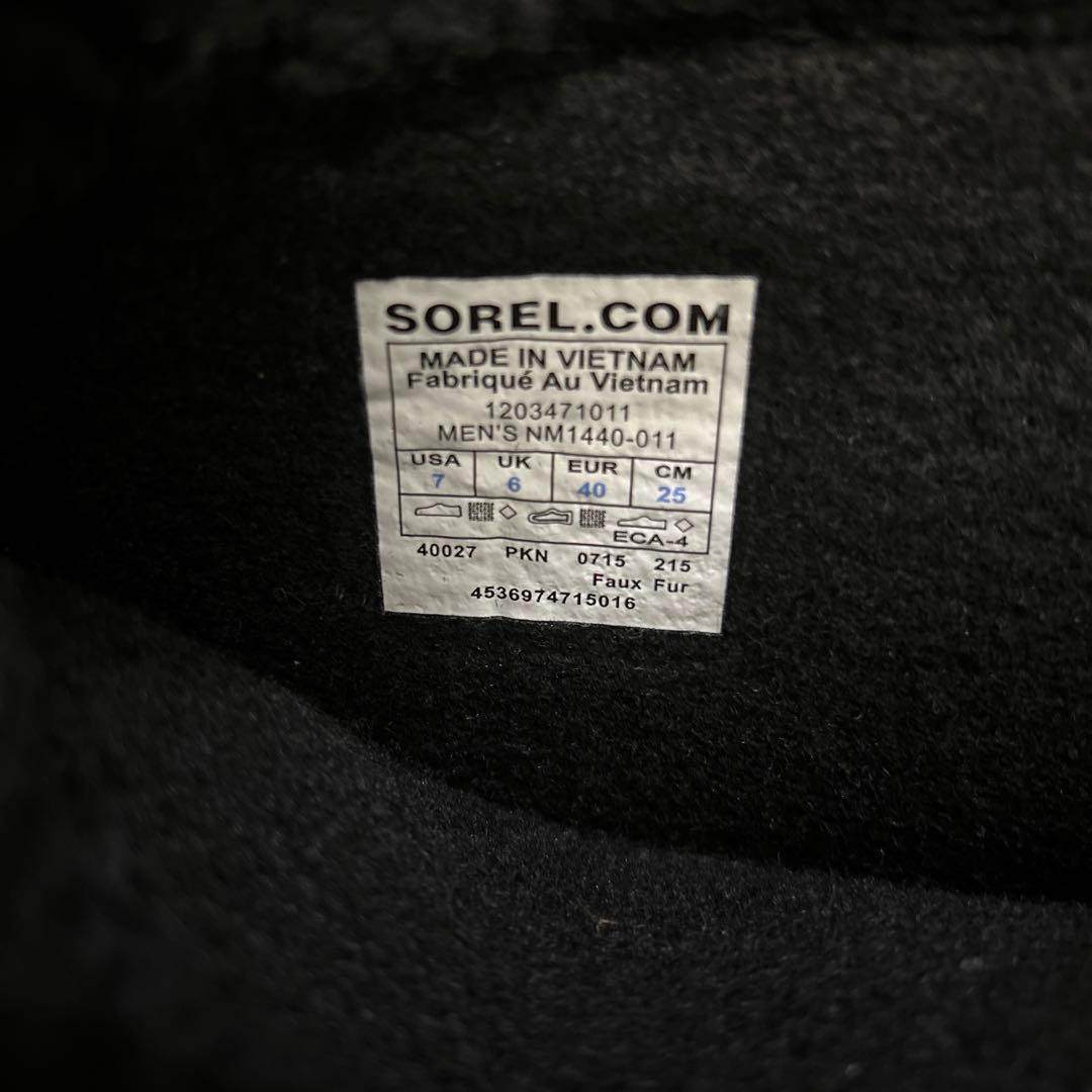 SOREL 防水スノーブーツ ブラック