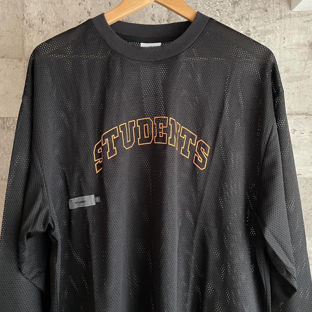 新品 Students Golf メッシュジャージ プリントロンT ブラック L