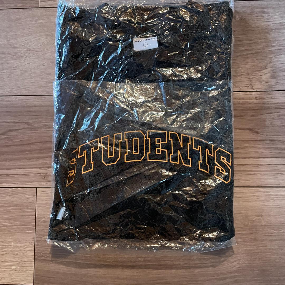 新品 Students Golf メッシュジャージ プリントロンT ブラック L