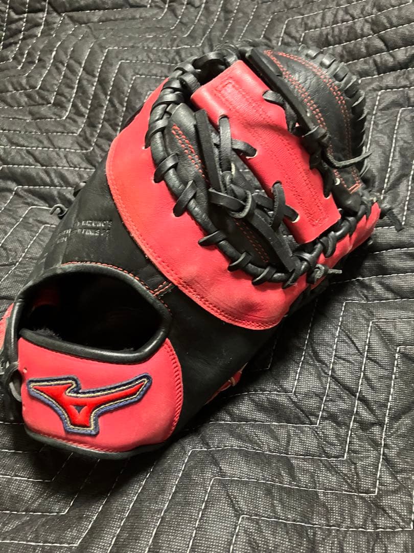 美品Mizuno ファーストミット　軟式　ソフトボールキャッチャーミット