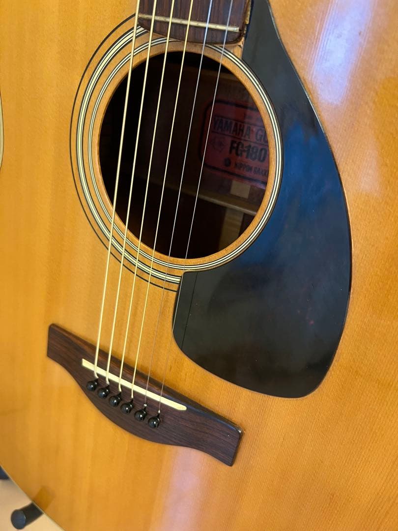 YAMAHA FG-180 赤ラベル　ジャパンヴィンテージギター❗️人気爆音❗️