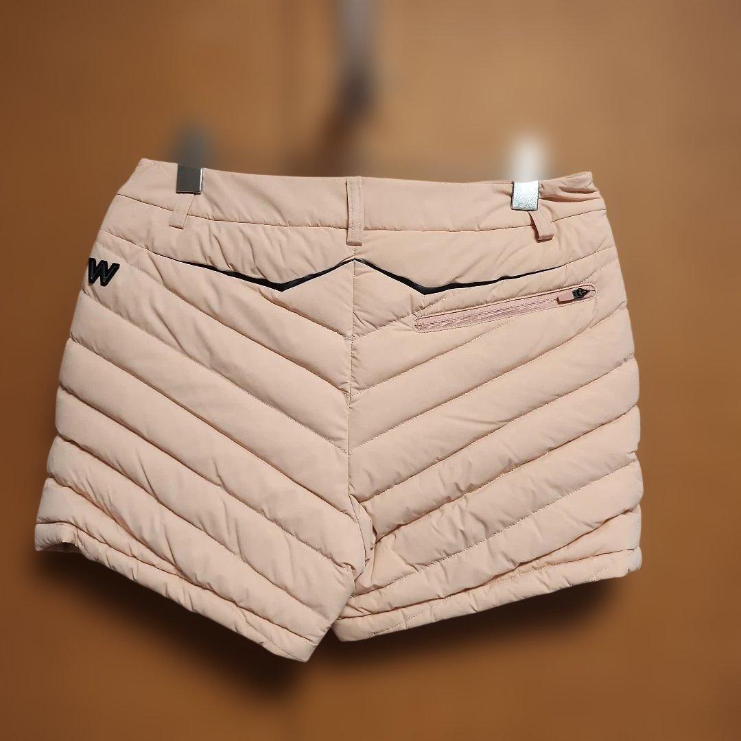 WideAngleのピンク キルティングジャケット＆ショートパンツセット
