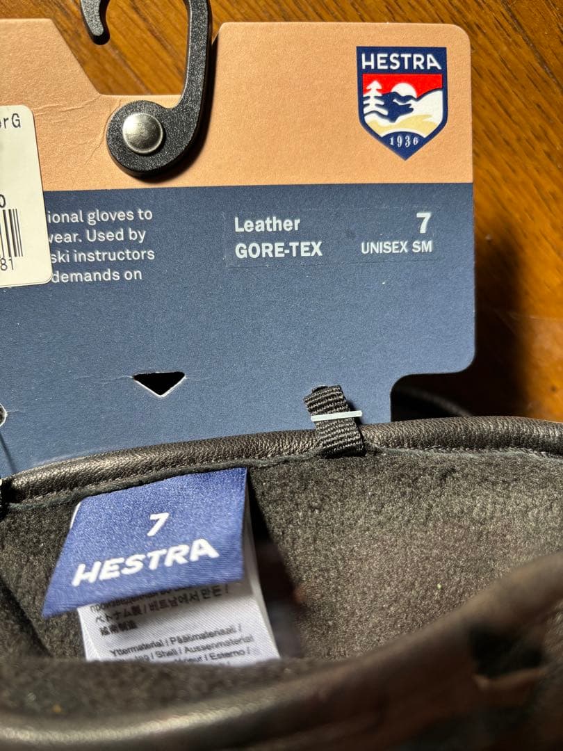 HESTRA サイズ7 ブラック　新品　GORE-TEX ヘストラスノーボード