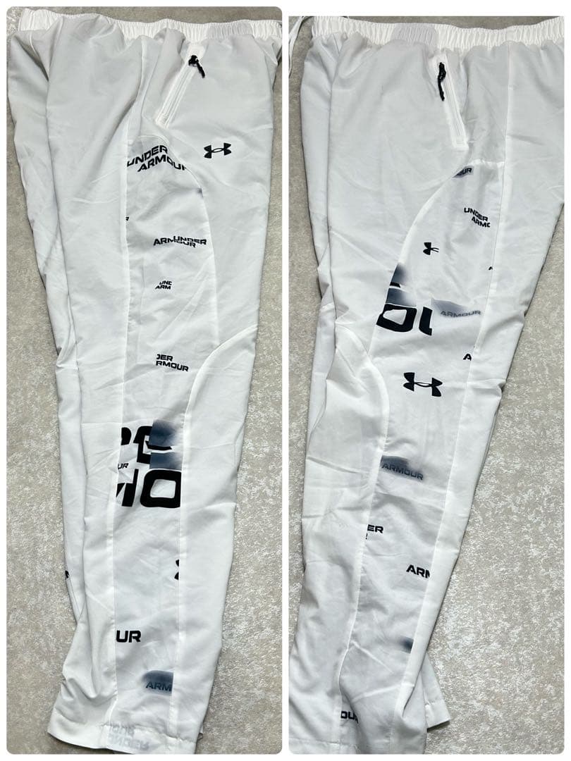 UNDER ARMOUR　トレーニングパンツ 裏起 毛UAウーブンパンツ 2XL