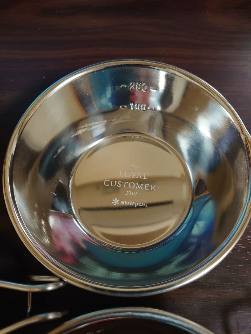 未使用品 スノーピーク シェラカップ ミラーポリッシュ
