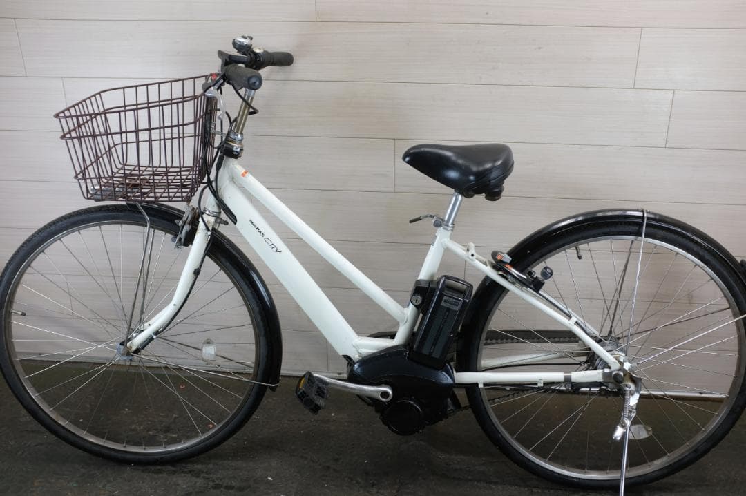 電動自転車 ヤマハPAS　CITY27インチ5段　8.7Ah（4点灯）充電器あり