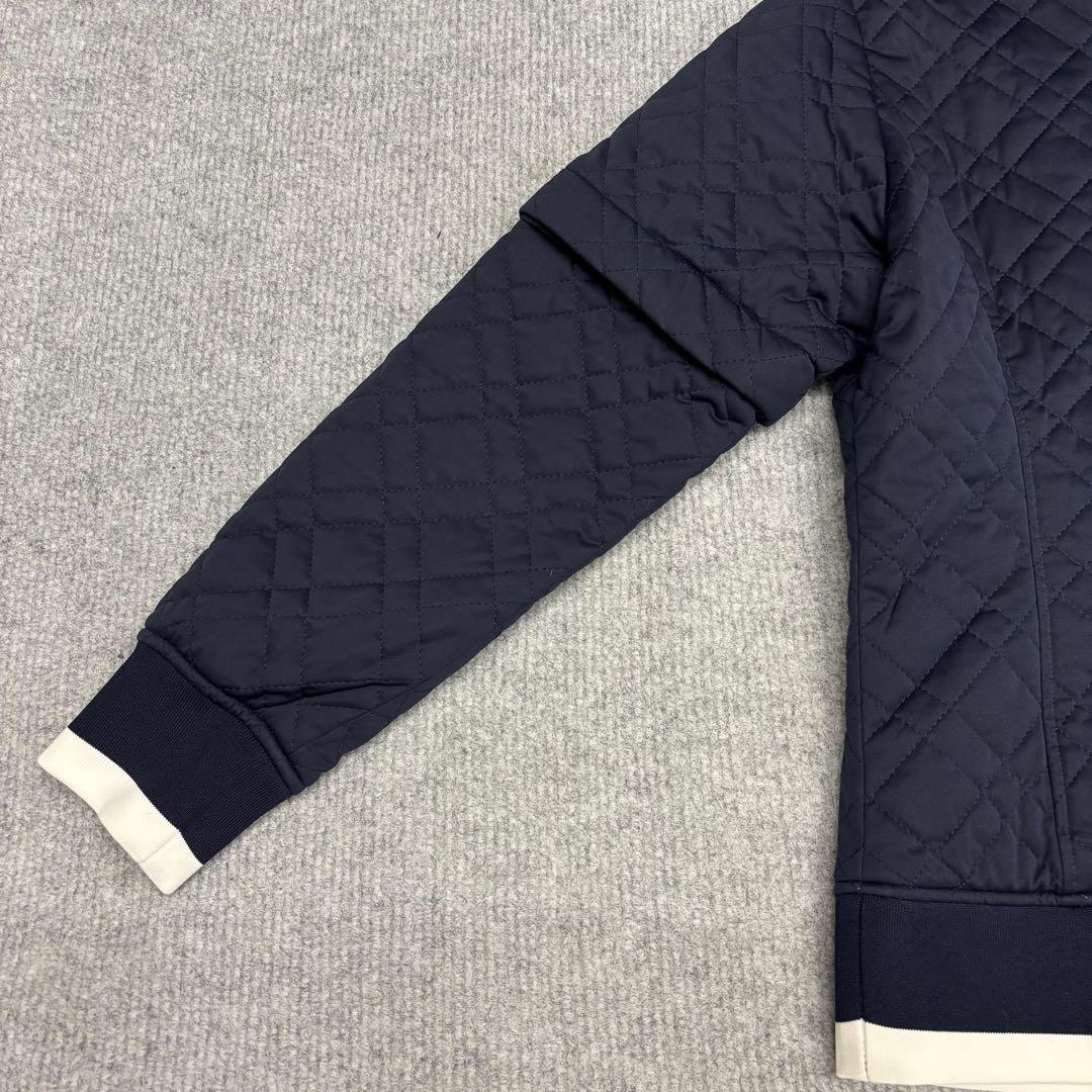 美品　JUN&ROPE　ゴルフアウター　キルト　2WAY　長袖半袖　L　ネイビー