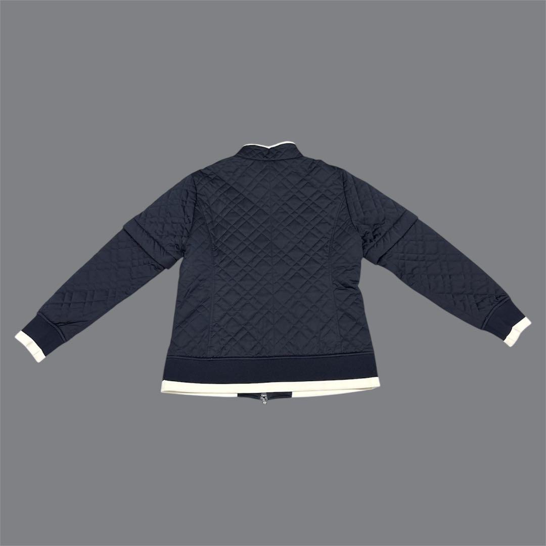 美品　JUN&ROPE　ゴルフアウター　キルト　2WAY　長袖半袖　L　ネイビー