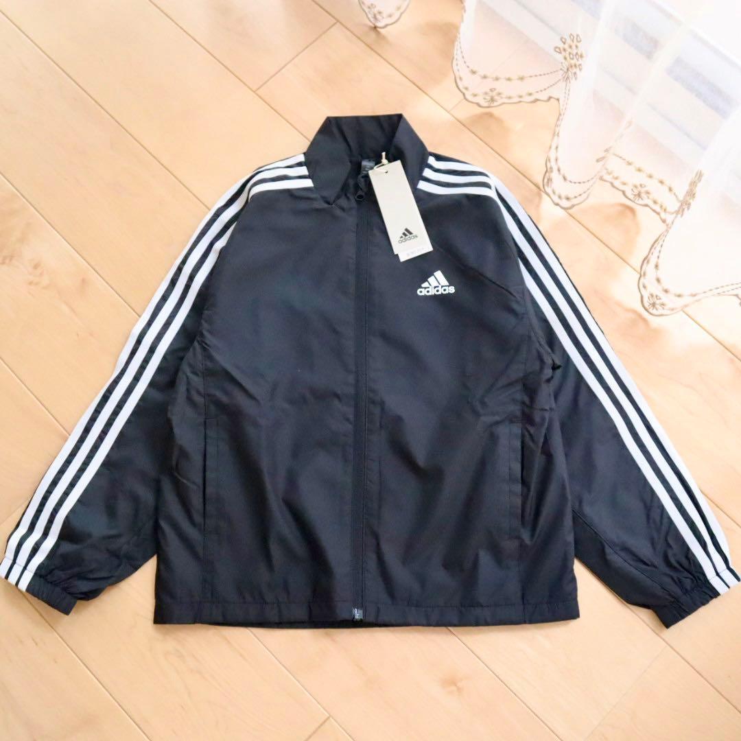 adidas　アディダス　ウィンドブレーカー　上下セット　黒　130　新品