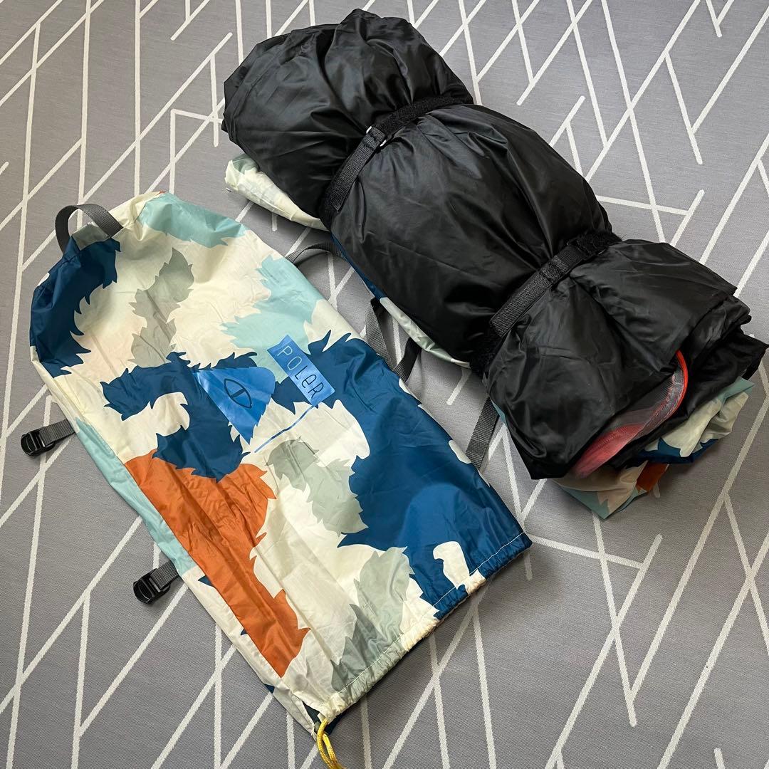 【未使用】POLER 2PERSON TENT キャンプテント迷彩柄