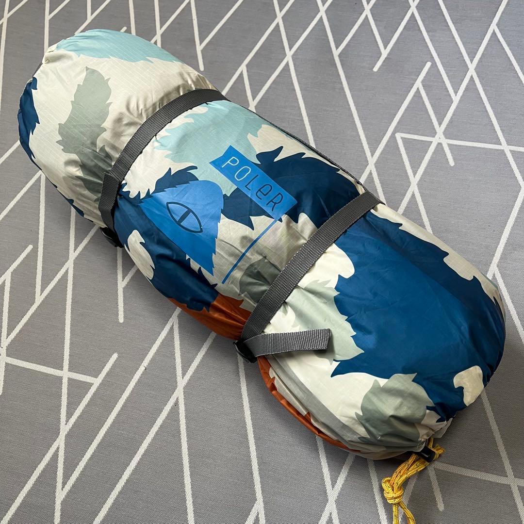 【未使用】POLER 2PERSON TENT キャンプテント迷彩柄