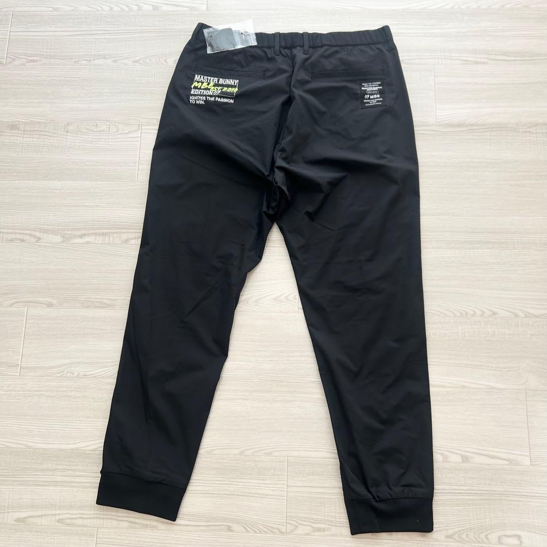 新品　マスターバニーエディション　パンツ　ジョガー　春夏　ブラック　ストレッチ