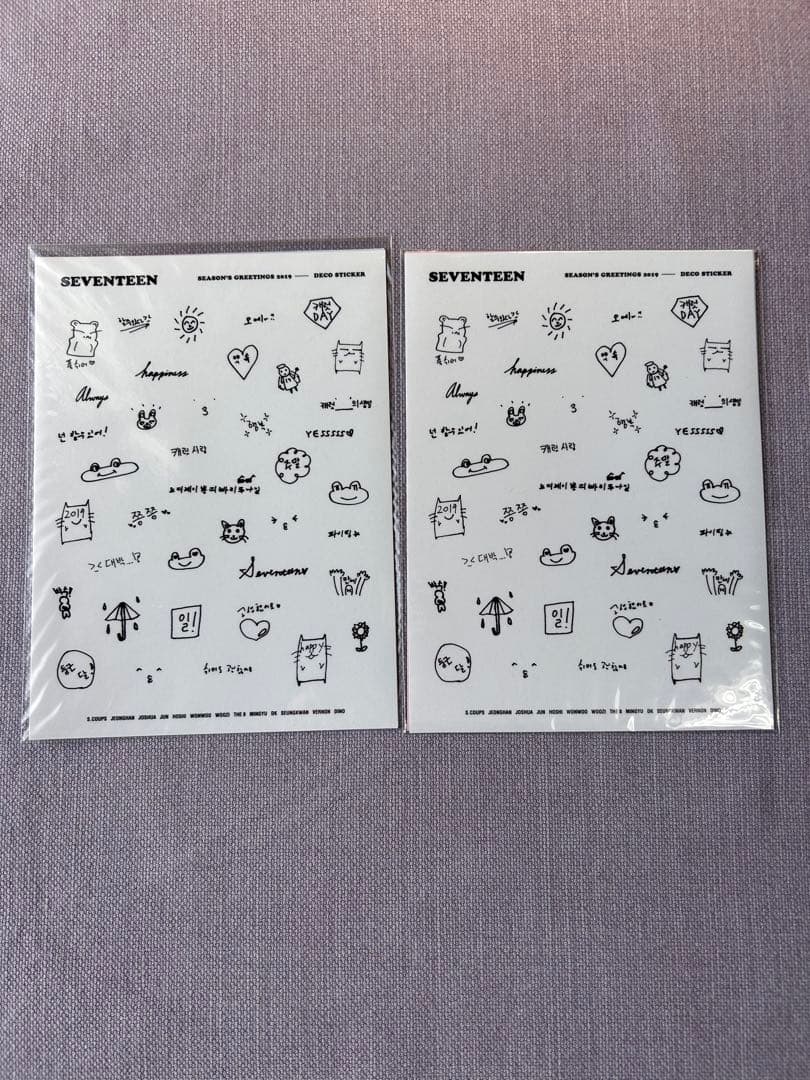 SEVENTEEN 2019 SEASON'S GREETINGS トレカ付き