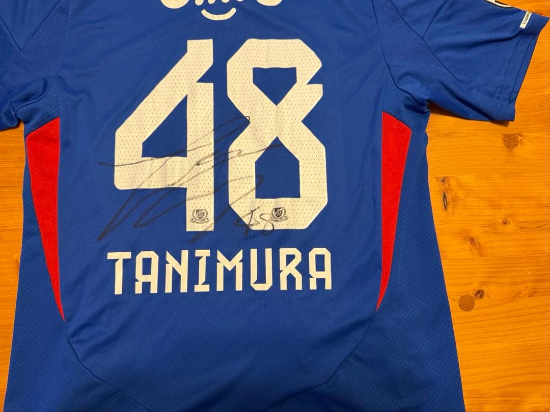 横浜F・マリノス2025 1st 谷村海那48 サイン入り 2XL ユニホーム