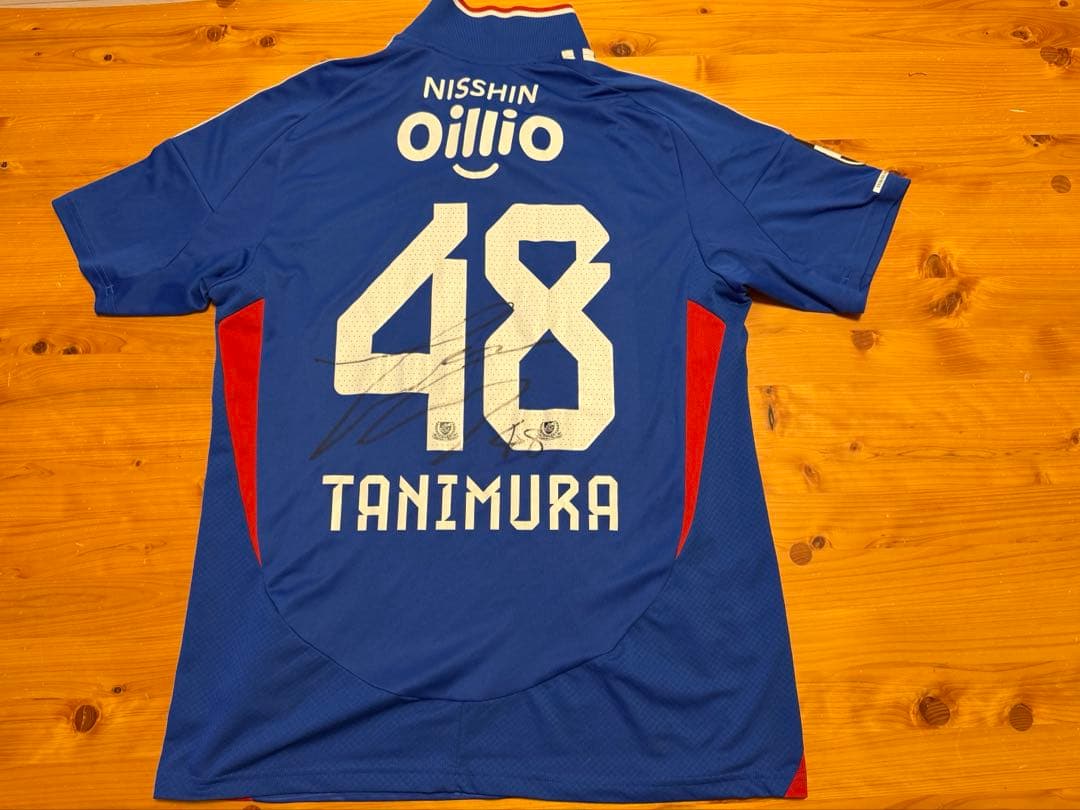 横浜F・マリノス2025 1st 谷村海那48 サイン入り 2XL ユニホーム