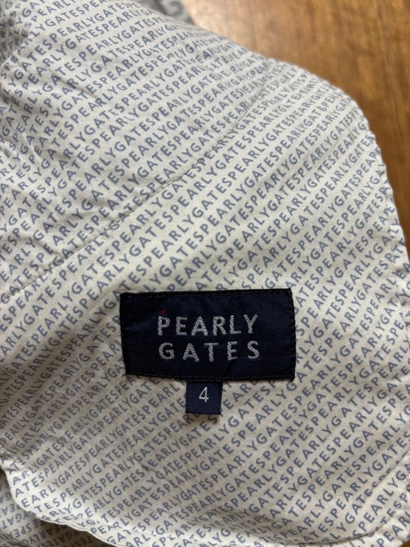 【再値下げ！】PEARLYGATE 幾何学模様パンツ グレー