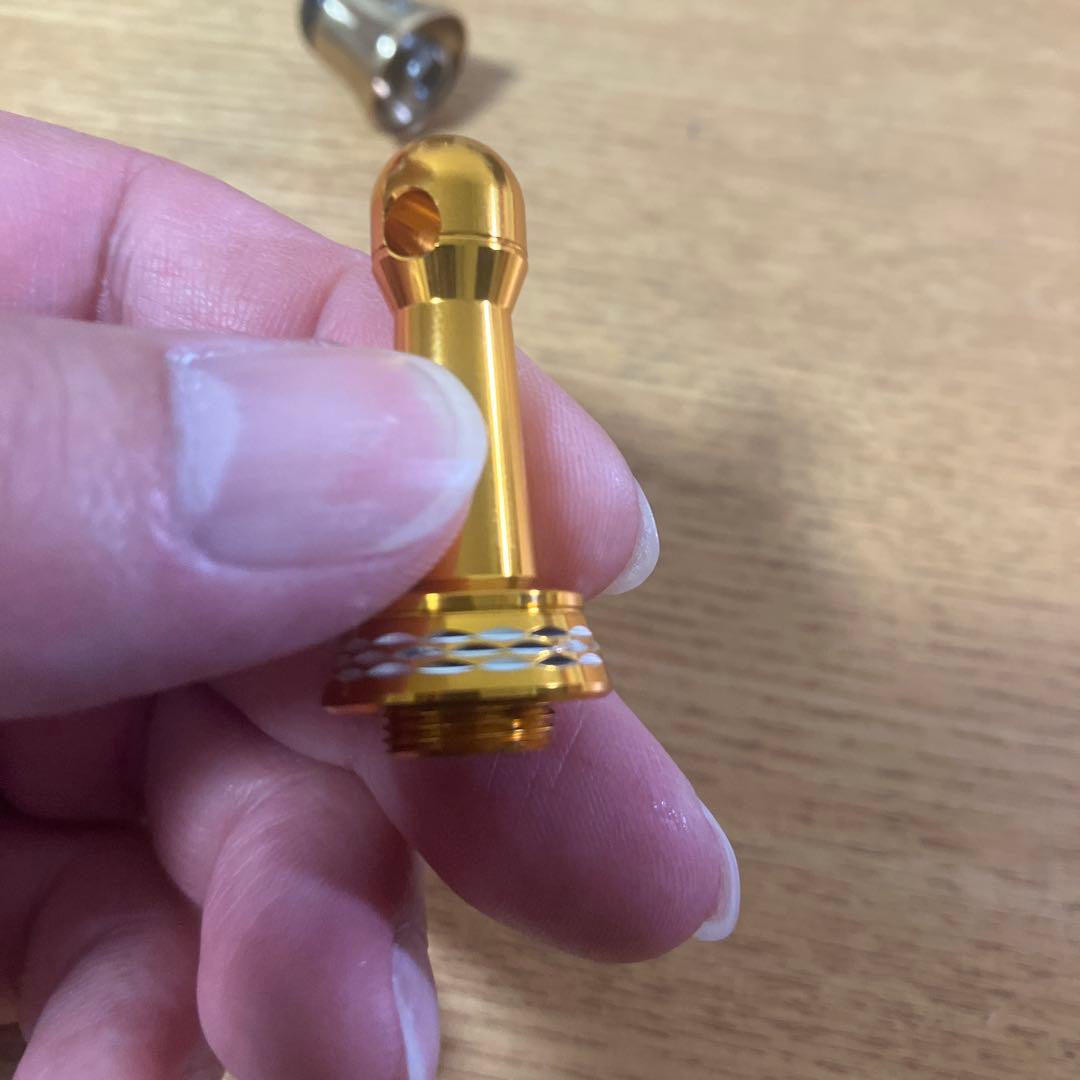 美品　軽量　SLP WORKS 40mm マシンカットハンドル　ショートスタンド