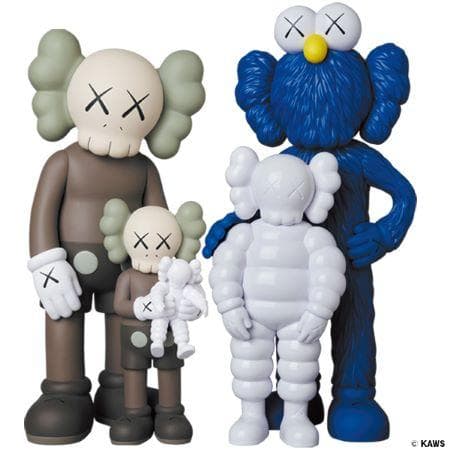 MEDICOM TOY KAWS FAMILY BROWN 未開封品