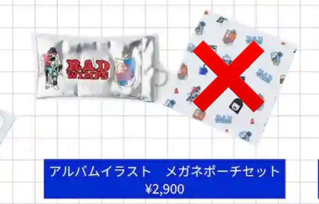 RADWIMPS 特別展　メガネポーチ　※ポーチのみ