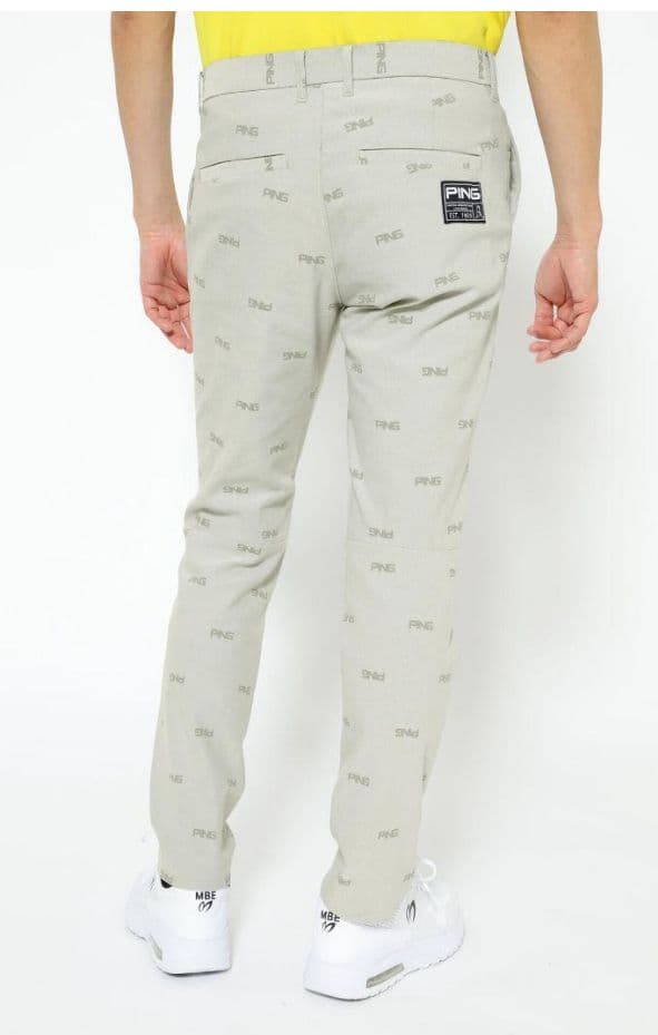 PING APPAREL ピン ジャガード柄 ストレッチパンツ ゴルフ 新品