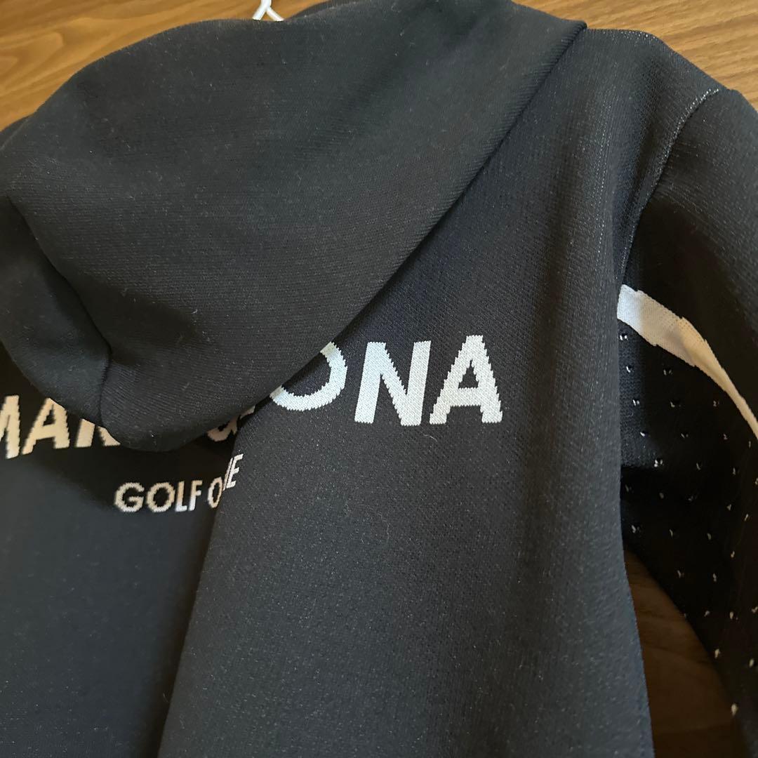 週末セール☆新品未使用☆MARK&LONA ニット パーカー S ブラック
