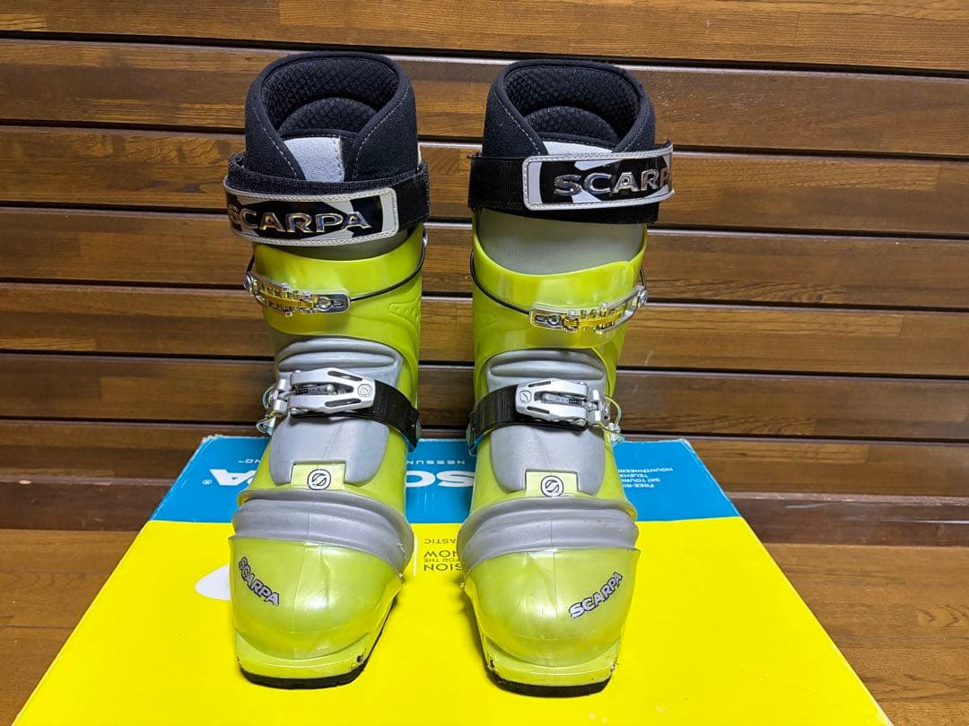 SCARPA F1 スキーブーツ 270サイズ イエロー
