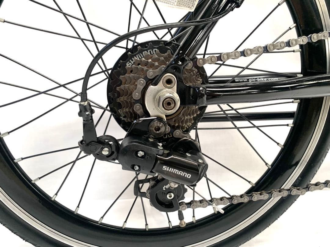 【即乘】送料無料電動アシスト自転車 36V 10Ah 7速 20インチ動作確認済