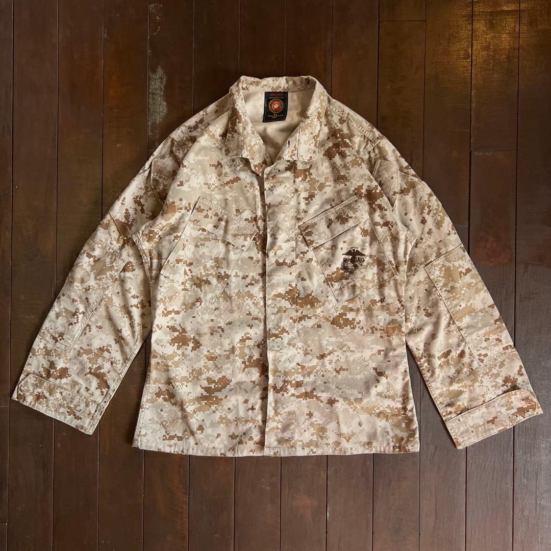 USA製！！【USMC 米軍海兵隊】MARPAT デジタル迷彩シャツ カモ