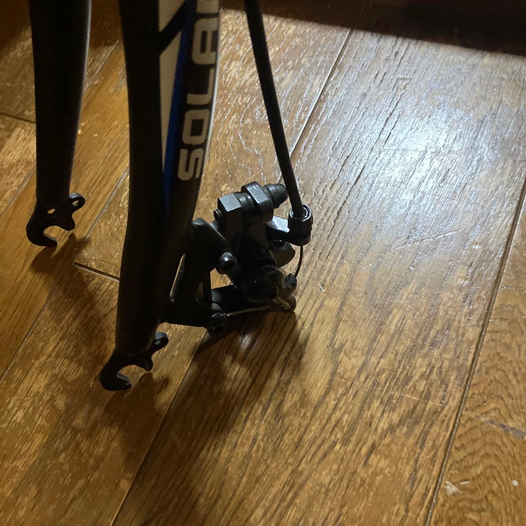SOLAR 折りたたみ自転車　ディスクブレーキ　フレーム　ホイール無し