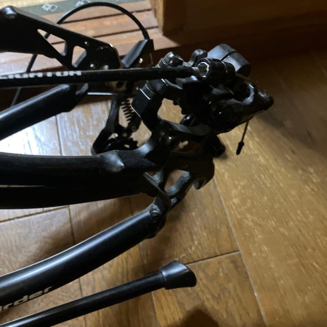 SOLAR 折りたたみ自転車　ディスクブレーキ　フレーム　ホイール無し