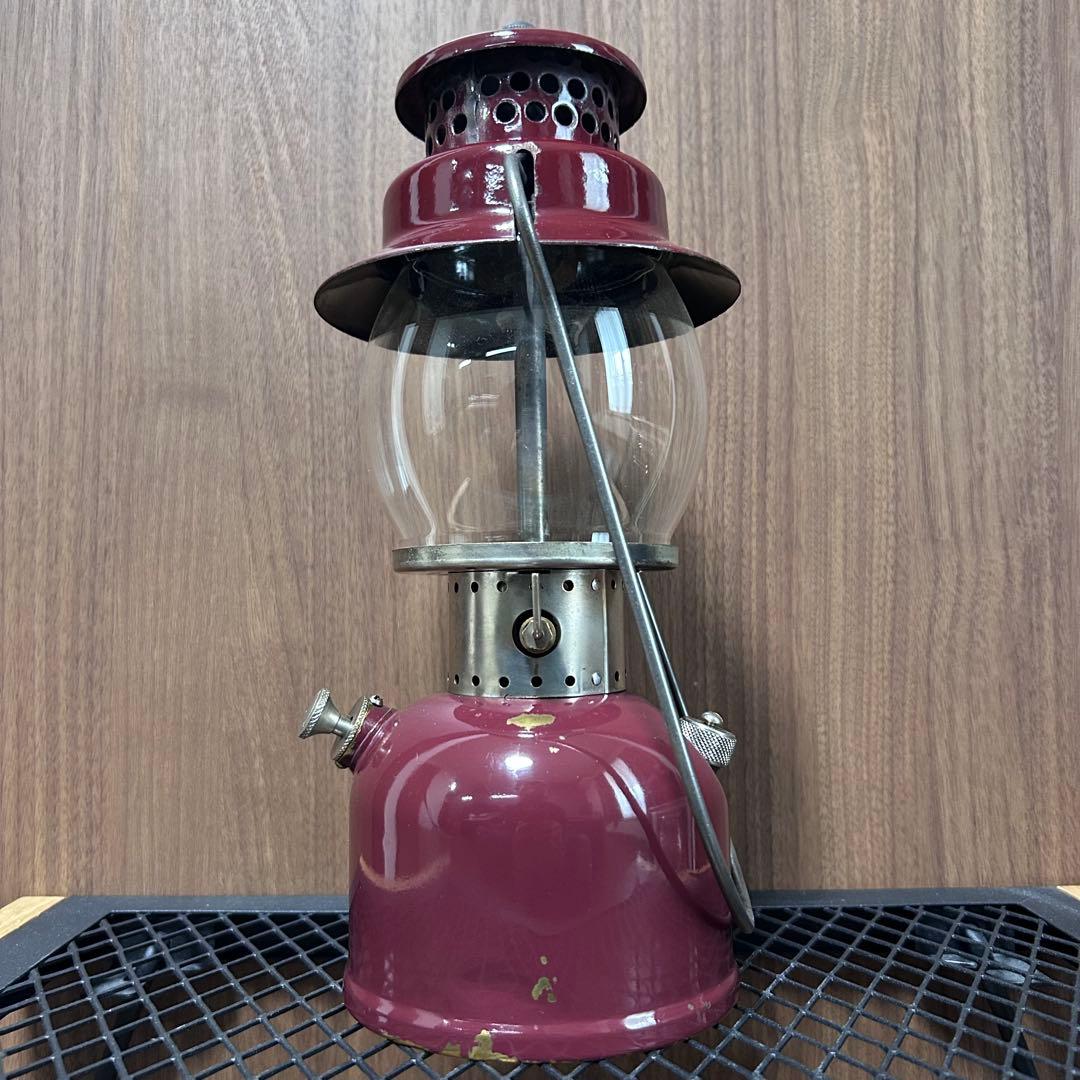 整備済み‼️☆Coleman 242B Custom lantern☆バーガンディ