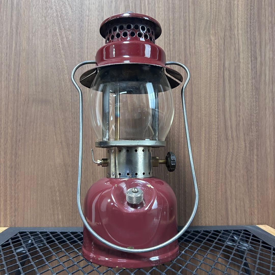 整備済み‼️☆Coleman 242B Custom lantern☆バーガンディ