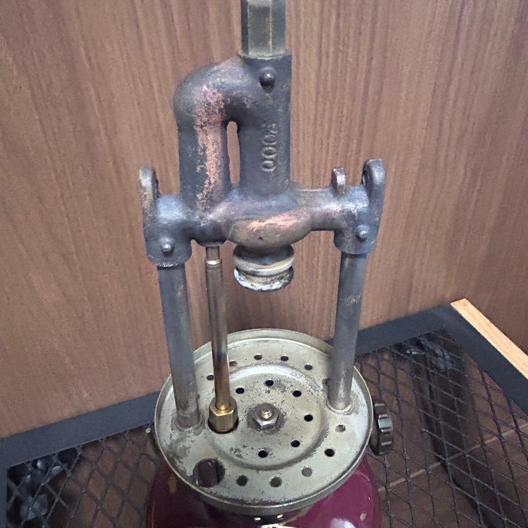 整備済み‼️☆Coleman 242B Custom lantern☆バーガンディ
