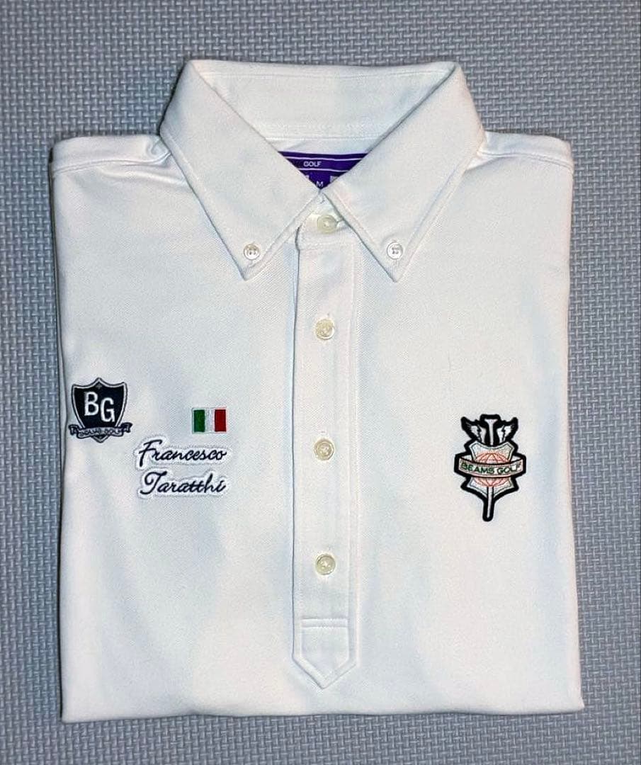 BEAMS GOLF タラッティモデル ベア鹿の子 BDポロシャツ