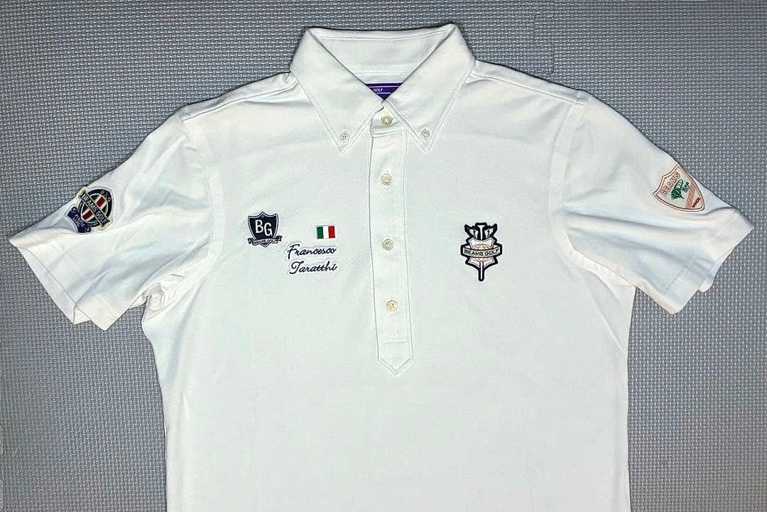 BEAMS GOLF タラッティモデル ベア鹿の子 BDポロシャツ