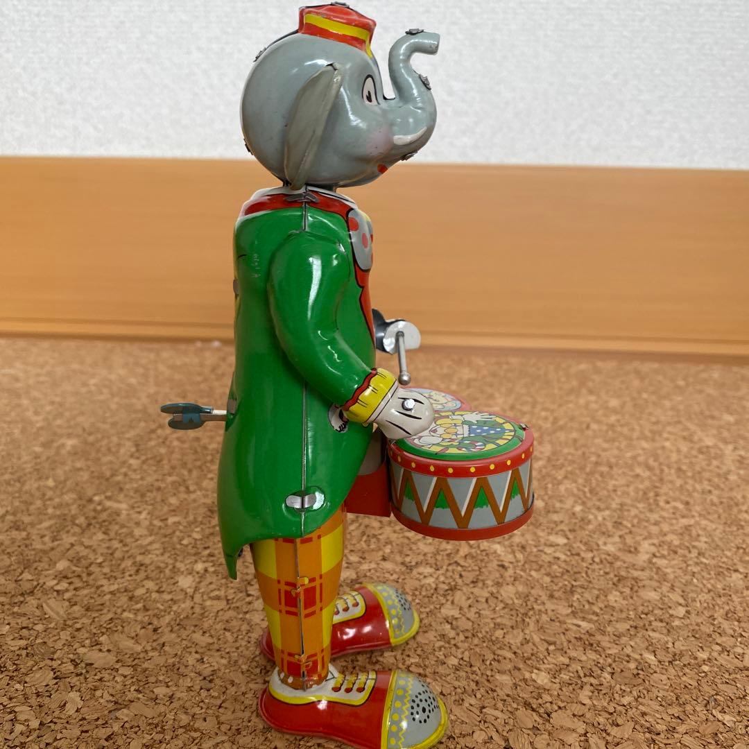 ブリキのおもちゃ　ゾウノタイコタタキ