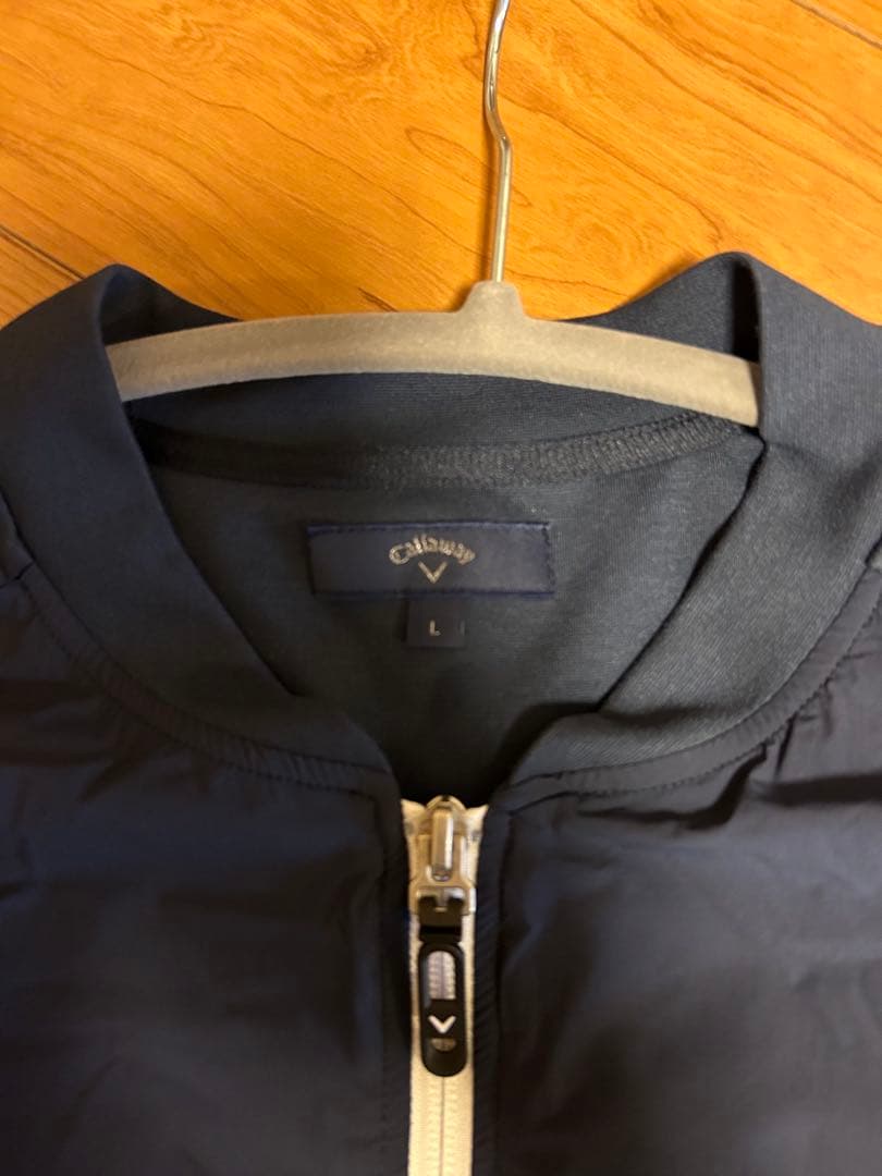 Callaway ネイビー フルジッパー ジャケット Lサイズ