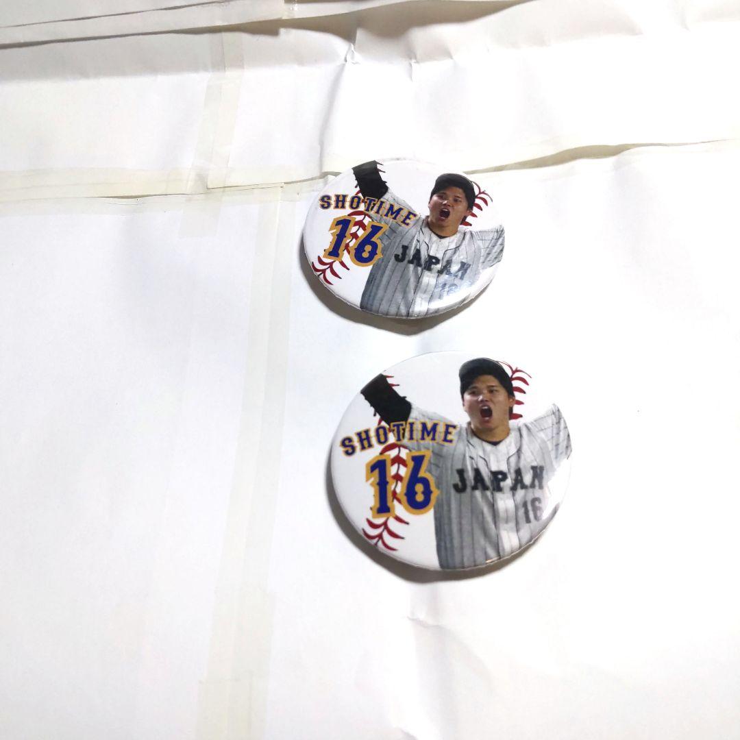 【大人気】【美品】【大谷翔平】　プロ野球　アメリカ大リーグ　選手　缶バッジ