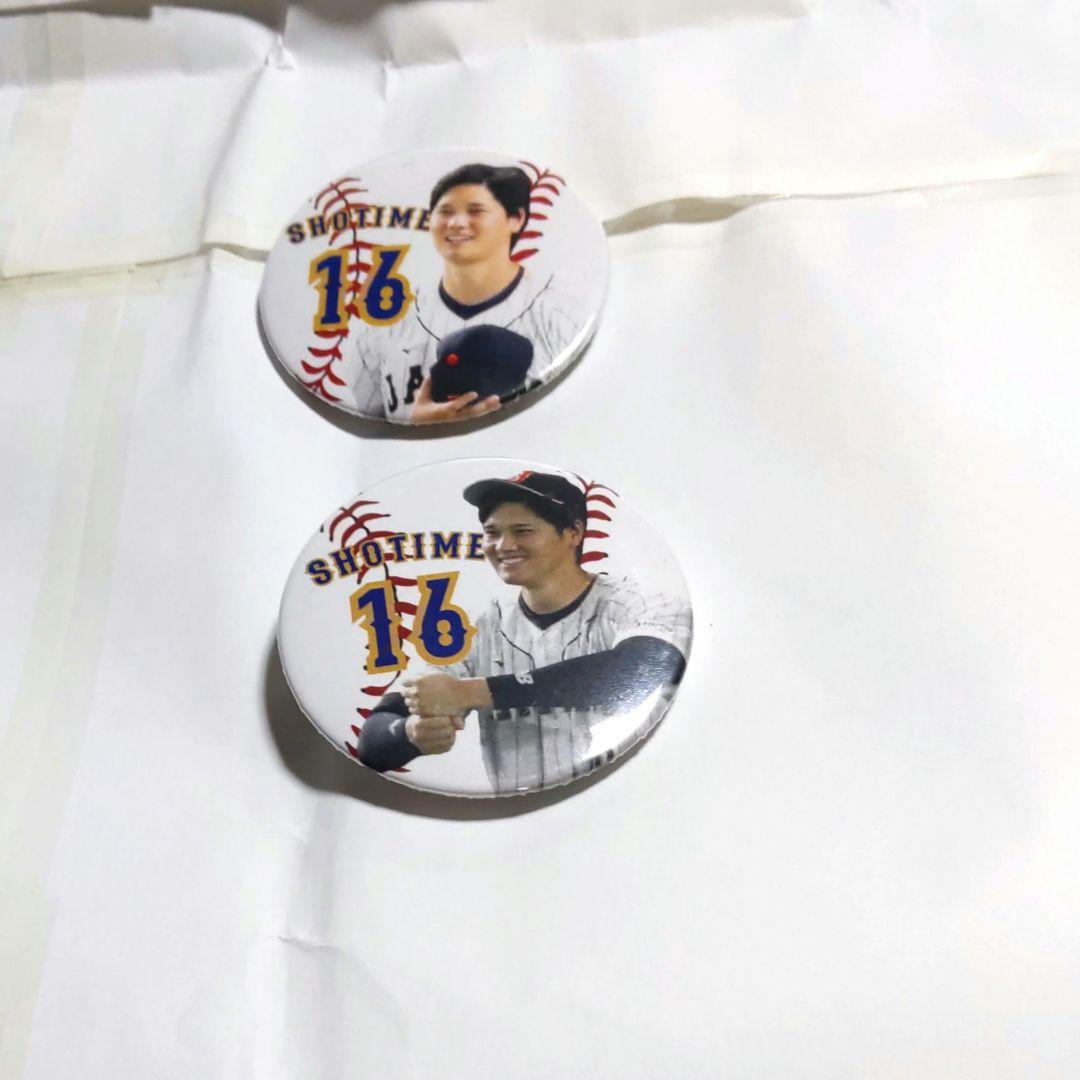 【大人気】【美品】【大谷翔平】　プロ野球　アメリカ大リーグ　選手　缶バッジ