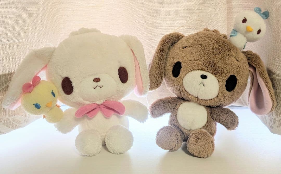 お値下げ シュガーバニーズ ぬいぐるみ しろうさ くろうさ 2006年