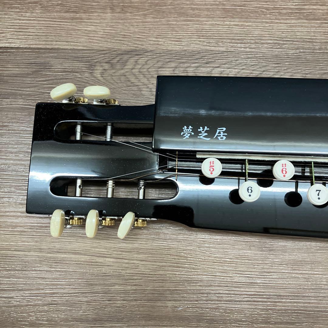 E-5 希少 夢芝居 大正琴 蒔絵 桜 5弦 和楽器 昭和レトロ ビンテージ