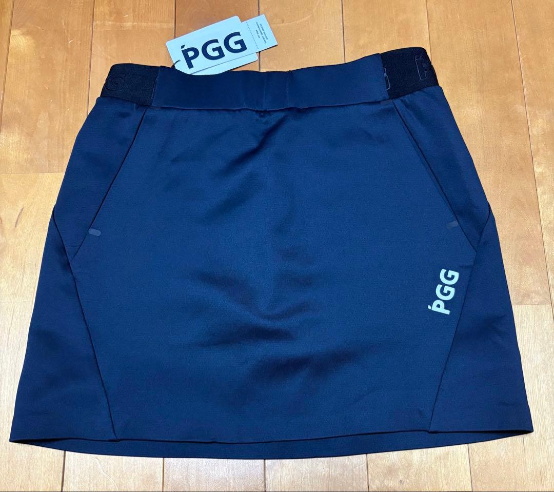 新品 PGG パーリーゲイツ ネイビー ストレッチ スカート サイズ0