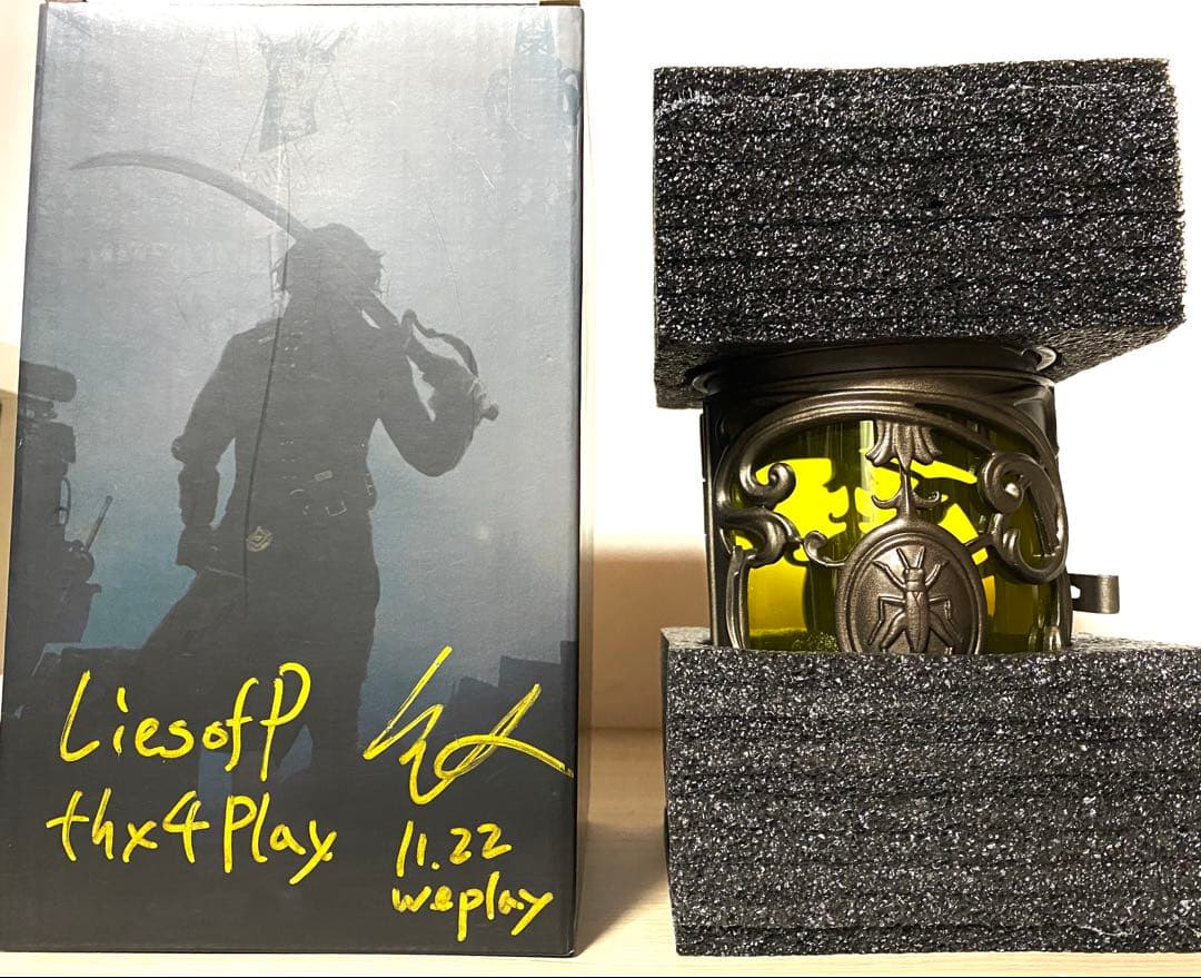 Lies of P サイン入り 鉄製モナドのランプ ジミニー 当選品