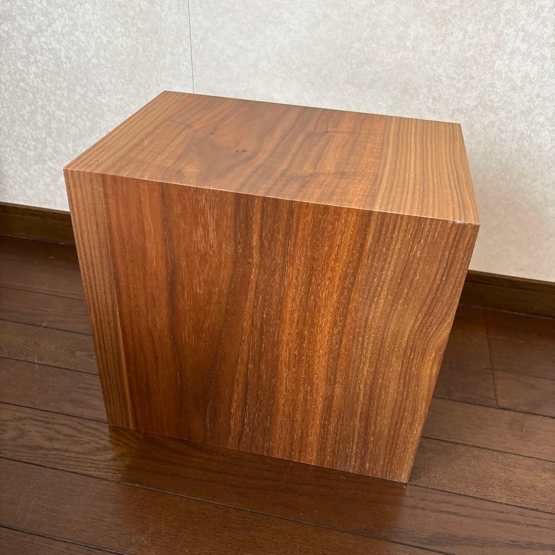 【良品】無印良品 木製収納ケース 引出式 2段 ウォールナット 廃盤