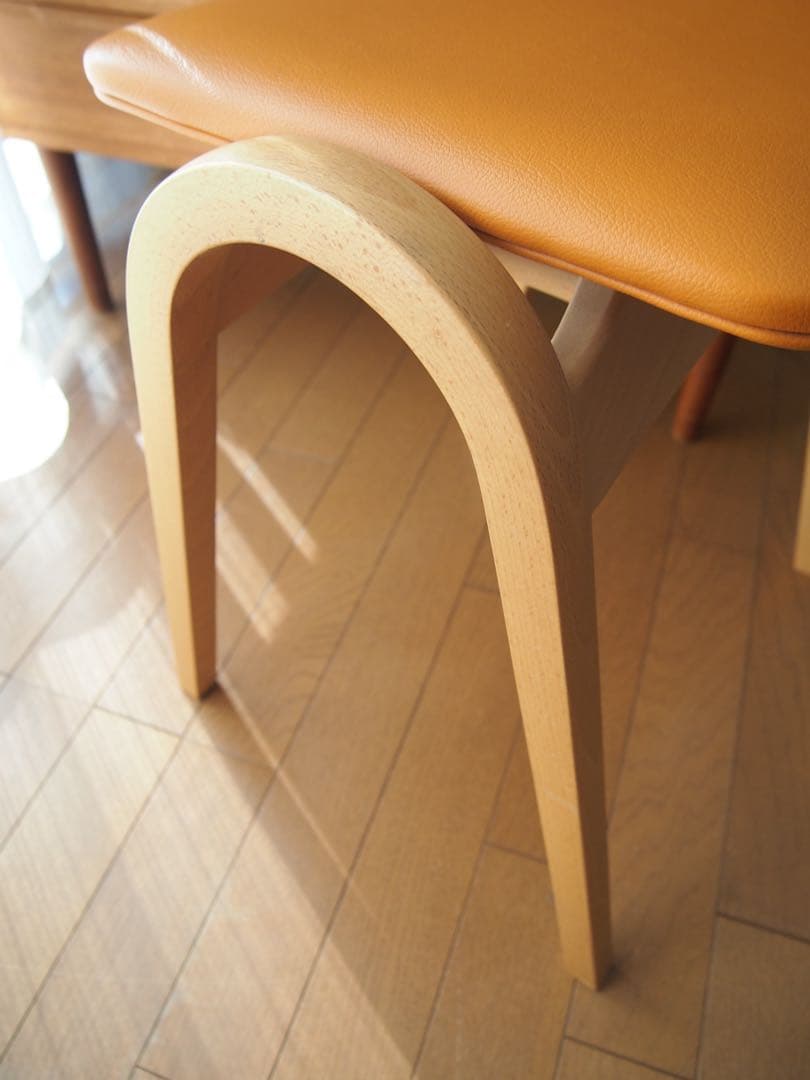 ミナペルホネン ハンドメイド 秋田木工 剣持スツール タンバリン 生地 チェア