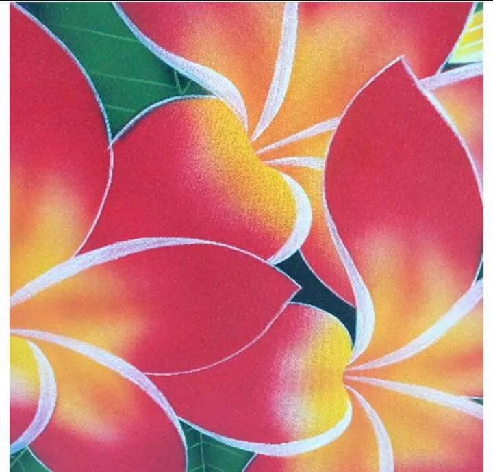 プルメリア  絵画　リゾート　インテリア　バリアート