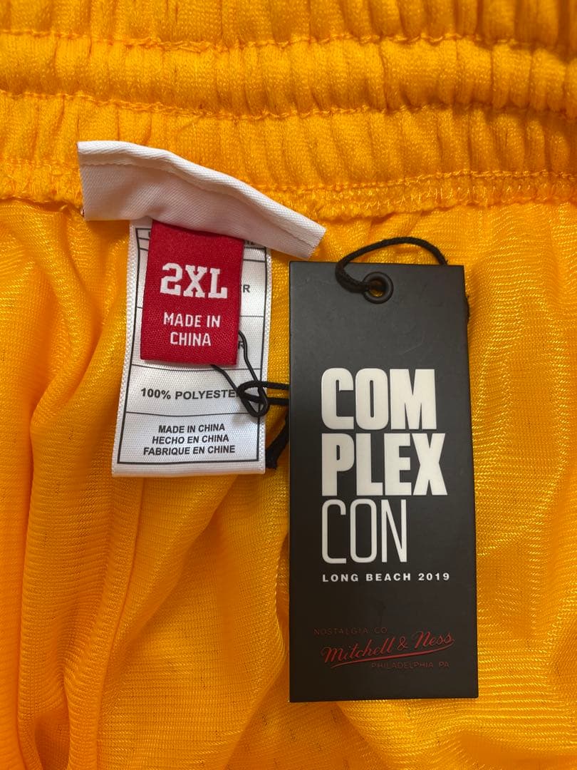mitcthell&ness レイカーズ バスケットボールパンツ 2XL