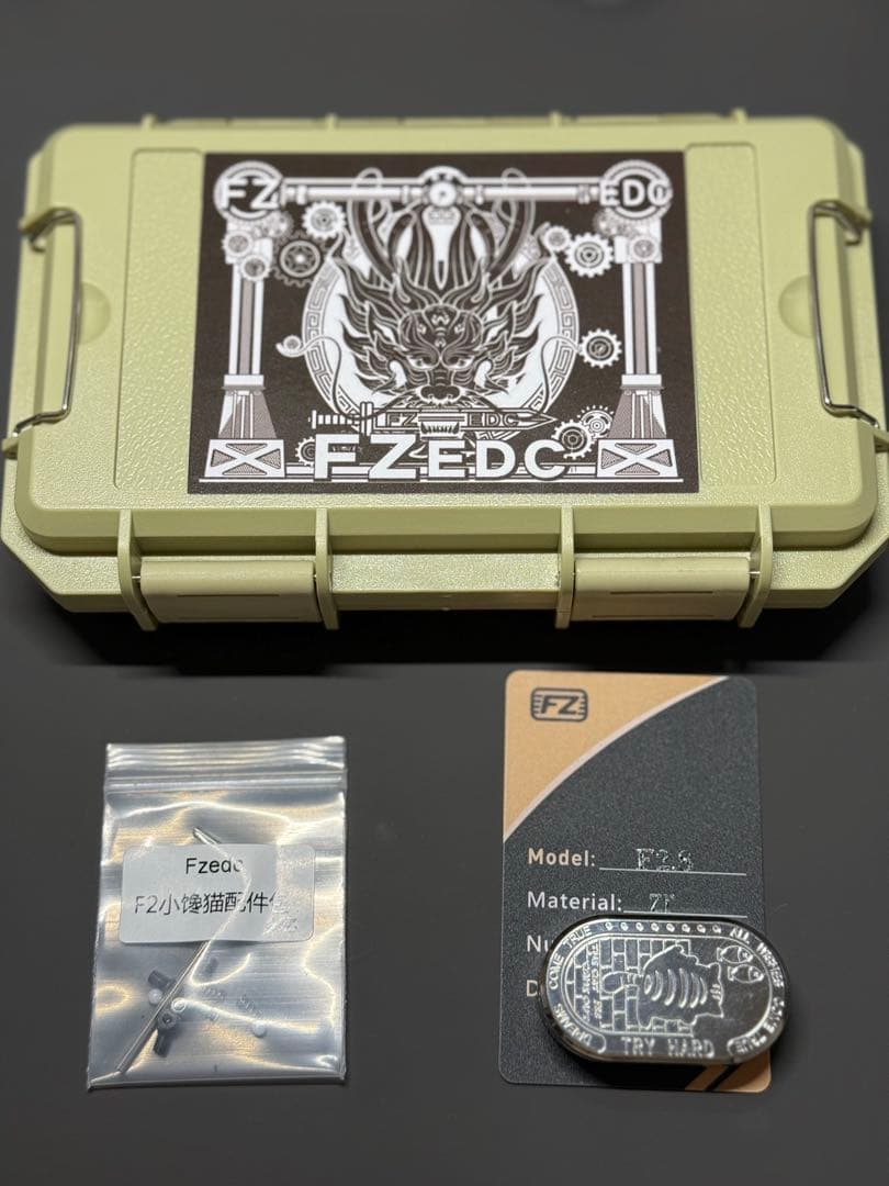 「正規品」Fz 2.8 EDC ジルコニウム製　回転スライダー　調整済み