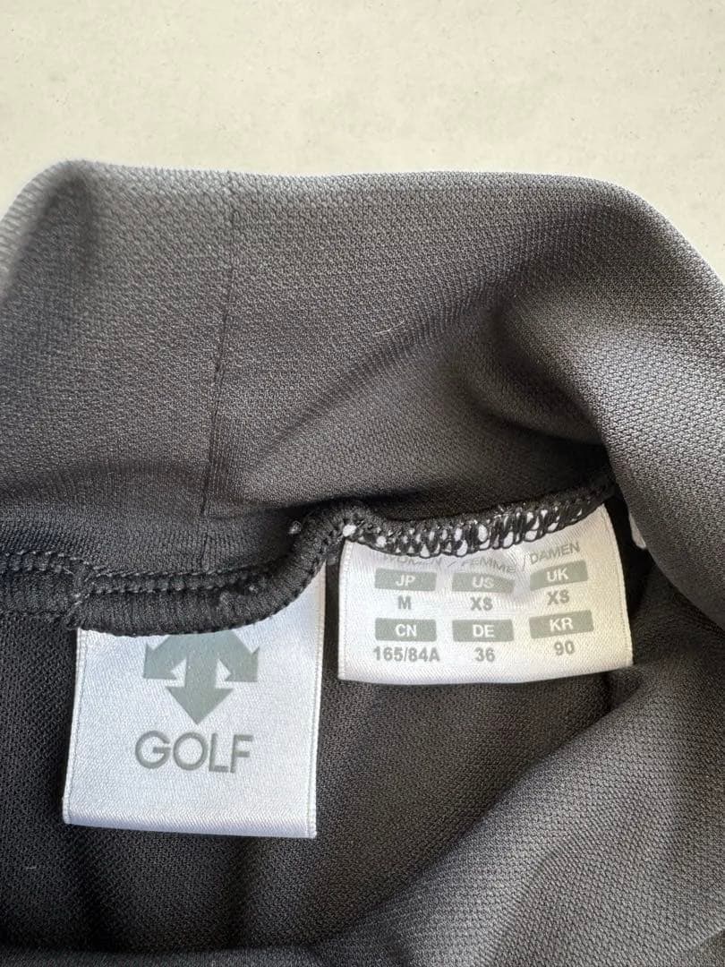 DESCENTE GOLF モックネック半袖シャツ
